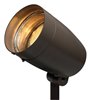 Picture of 175w Landscape Line Voltage Spot MED Convex Clear Tempered, Shock & Heat Resistant Glass Lens Bronze Landscape 120v Spot