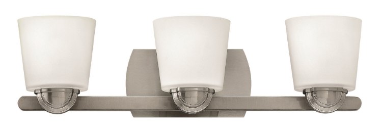 Picture of 100w Bath Kylie MED Etched Opal Brushed Nickel Bath Three Light