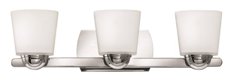Picture of 100w Bath Kylie MED Etched Opal Chrome Bath Three Light