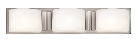 Foto para 60w Bath Daria G-9 Etched Opal Chrome Bath Three Light