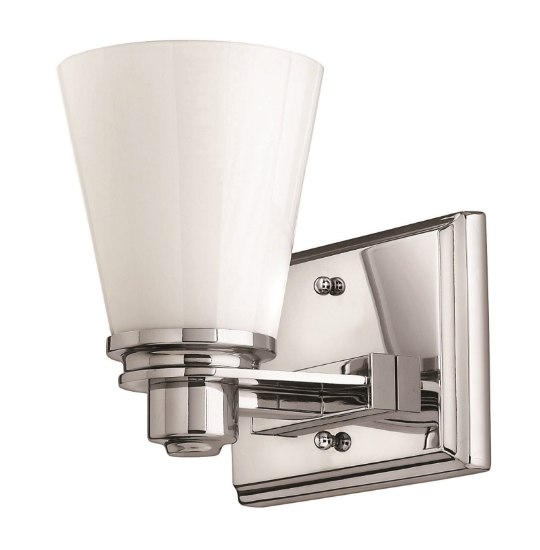 Picture of 100w Bath Avon MED Cased Opal Chrome Bath Sconce