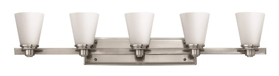 Picture of 100w Bath Avon MED Etched Opal Brushed Nickel Bath Four Light