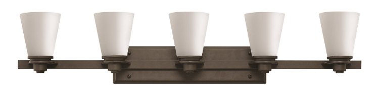 Picture of 100w Bath Avon MED Etched Opal Buckeye Bronze Bath Four Light