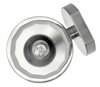 Foto para 60w Bath Meridian G-9 Thick Faceted Clear Inside Etched Chrome Bath Two Light