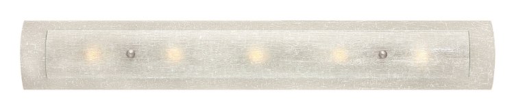 Picture of 60w Bath Duet G-9 Etched Linen and Rain Brushed Nickel Bath Five Light