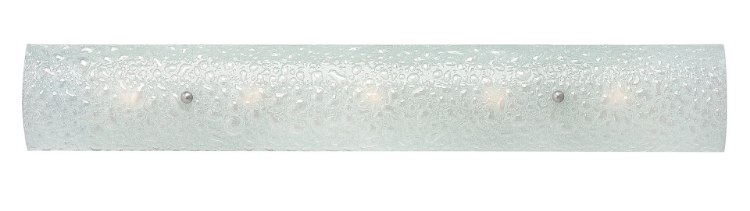 Picture of 60w Bath Costa G-9 Etched Bubble Art Brushed Nickel Bath Five Light