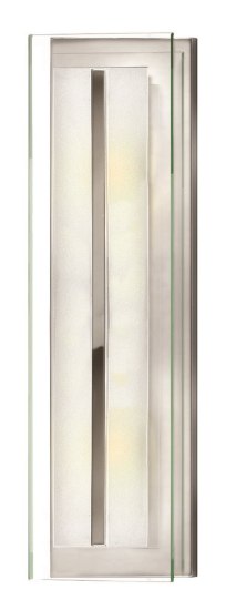 Picture of 100w Bath Latitude MED Clear Beveled Inside-Etched Chrome Bath Sconce