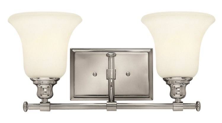Picture of 100w Bath Colette MED White Etched Chrome Bath Two Light