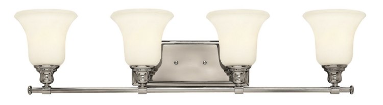 Picture of 100w Bath Colette MED White Etched Chrome Bath Four Light