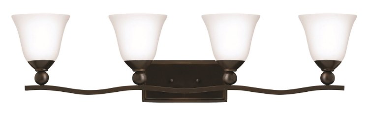 Picture of 15w Bath Bolla LED Etched Opal Olde Bronze Bath Four Light