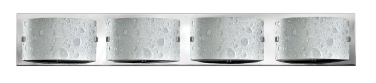 Picture of 7w Bath Daphne LED Etched Bubble Art Chrome Bath Four Light