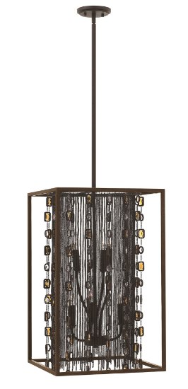 Picture of 60w Foyer Mercato CAND Anchor Bronze* Stem Hung Two Tier