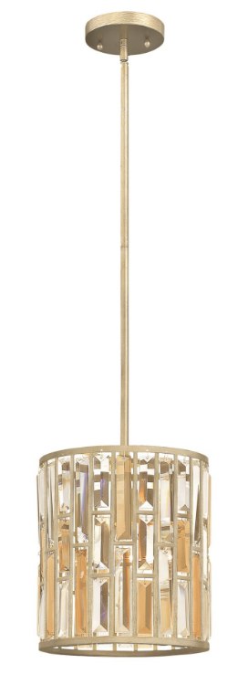 Foto para 100w Mini-Pendant Gemma MED Silver Leaf*