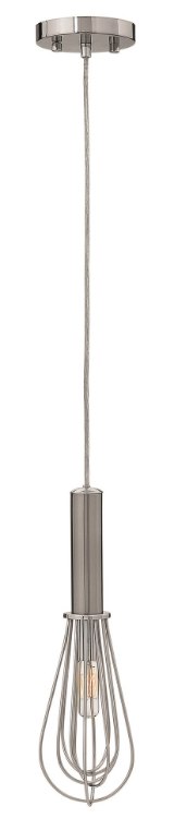 Foto para 60w Mini-Pendant Indulge CAND Brushed Nickel*