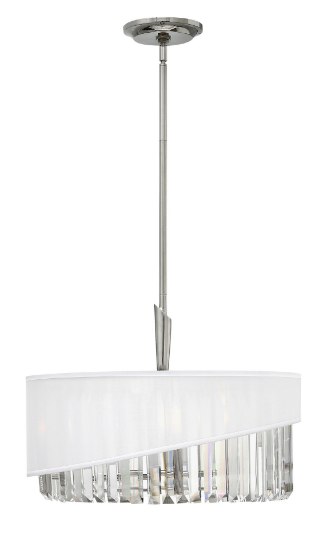 Picture of 60w Foyer Gigi CAND Polished Nickel* Stem Hung Foyer