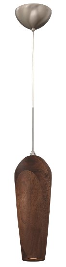 Foto para 5.5w Mini-Pendant Loft LED Walnut