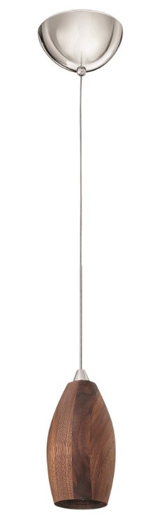 Foto para 5.5w Mini-Pendant Loft LED Walnut