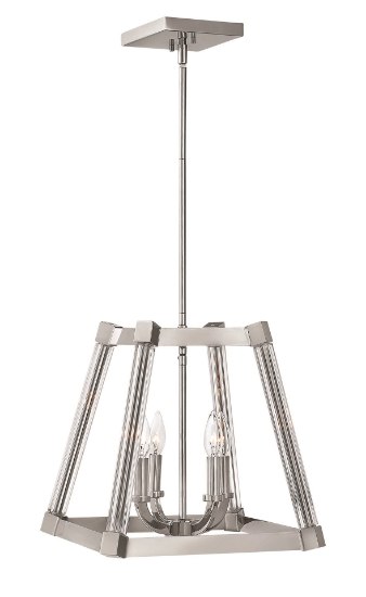 Picture of 60w Foyer Empire CAND Polished Nickel* Stem Hung Pendant