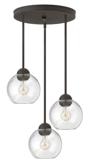 Foto para 100w Pendant Vivo MED Clear Vintage Bronze Pendant Pairings