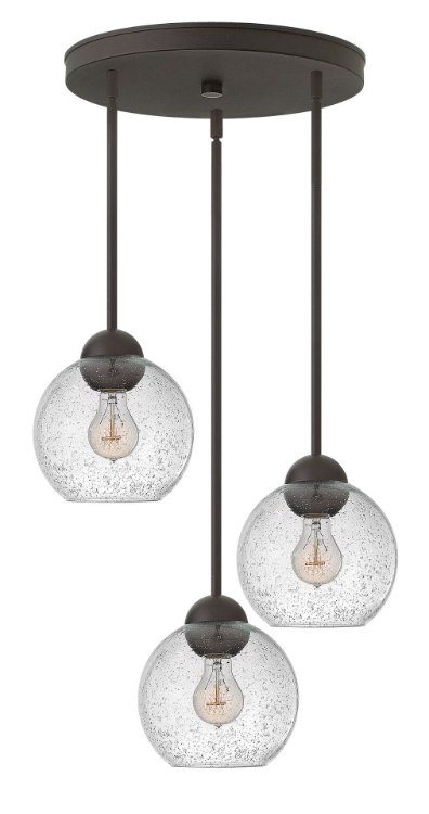 Picture of 100w Pendant Vivo MED Clear Seedy Vintage Bronze Pendant Pairings