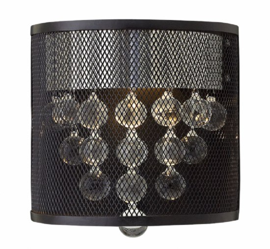 Picture of 60w Foyer Fiona CAND Black* Sconce