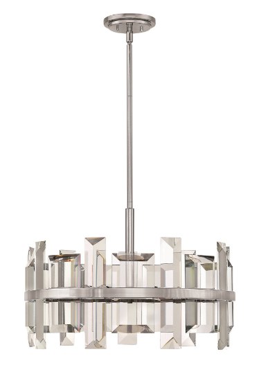 Picture of 60w Chandelier Odette CAND Polished Nickel* Single Tier Pendant