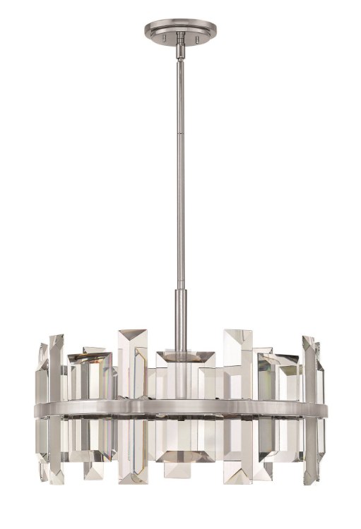 Picture of 60w Chandelier Odette CAND Polished Nickel* Single Tier Pendant