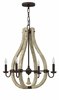 Foto para 60w Chandelier Middlefield CAND Iron Rust* Single Tier