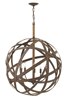 Foto para 60w Chandelier Carson CAND Vintage Iron Single Tier Pendant