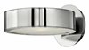 Foto para 60w Sconce Broadway G-9 Etched Polished Aluminum