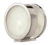 Foto para 60w Sconce Broadway G-9 Etched Polished Aluminum