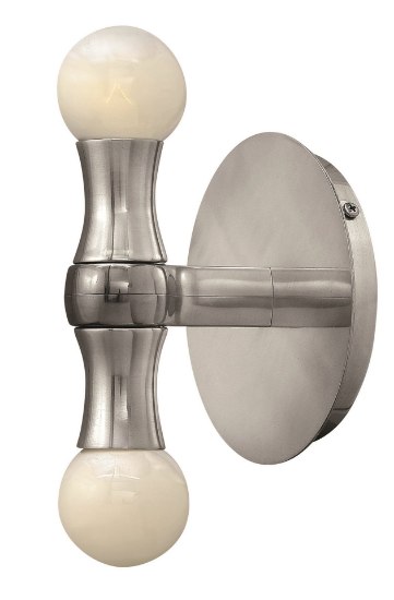 Picture of 60w Sconce Karma CAND Polished Aluminum