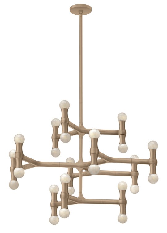 Picture of 40w Chandelier Karma CAND Champagne Three Tier Foyer