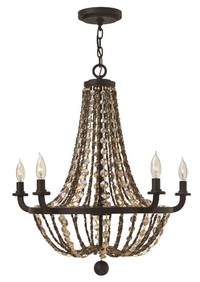 Picture of 60w Chandelier Hamlet CAND Vintage Bronze Single Tier Foyer