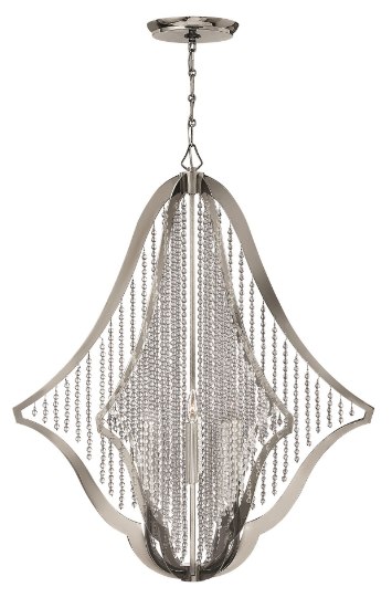 Picture of 60w Chandelier Bijou CAND Polished Nickel* Single Tier Foyer