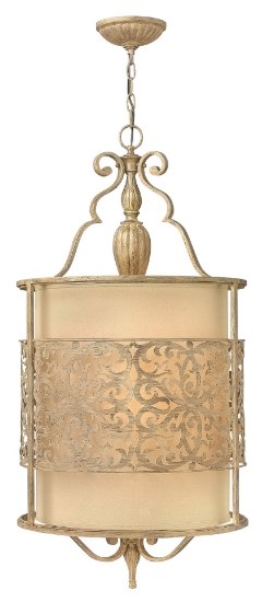 Foto para 60w Foyer Carabel CAND Brushed Champagne Single Tier Foyer