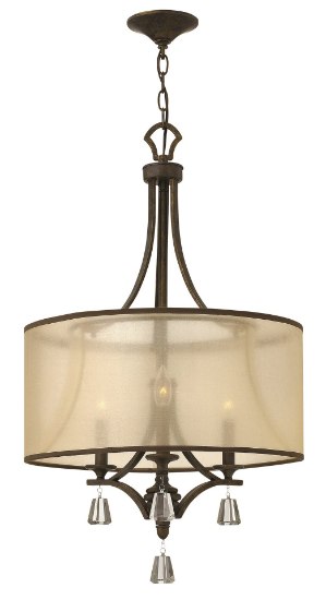 Foto para 60w Chandelier Mime CAND French Bronze* Single Tier