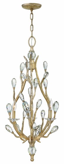 Picture of 60w Chandelier Eve CAND Champagne Gold Three Light Foyer