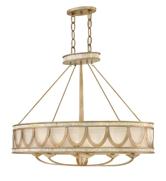 Foto para 60w Chandelier Sirena CAND Champagne Gold Linear