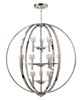 Picture of 40w Chandelier Mondo G-9 Frosted Cube-Shaped Polished Chrome* Three Tier Foyer