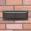 Foto para 2.5w 12v SW Aluminum Textured Architectural Bronze Louver LED Brick Light