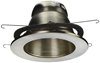 Picture of 75w 5" Brushed Nickel Line Voltage Step Baffle Downlight Recessed Trim