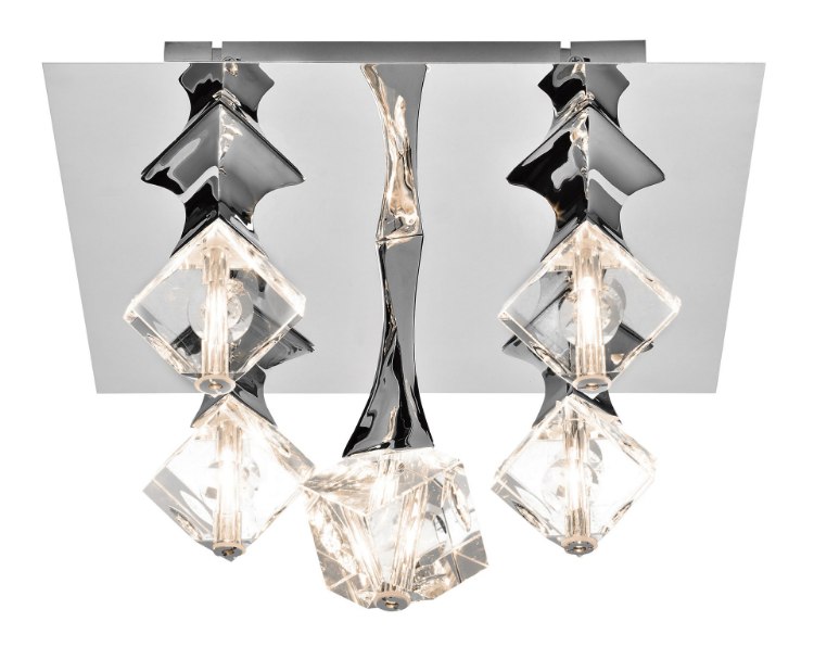 Picture of 20w Rockne Clear K9 Crystal Chrome G4 5 light flush