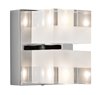 Foto para 20w Considine Clear And Frosted Glass Chrome G4 2 light sconce