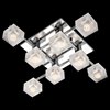 Foto para 20w Considine Clear And Frosted Glass Chrome G4 8 light flush mount