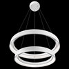 Picture of 1483lm Fornello Sand Textured White Integrated LED 2 ring (light) pendant