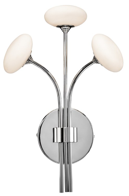 Picture of 228lm Kotton Frosted Glass White Chrome Integrated LED Warm white LED Sconce