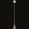 Picture of 246lm Koflo Etched Acrylic Brushed Nickel Integrated LED 1 Light Mini Pendant