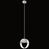 Picture of 35w Anello Etched Acrylic Chrome GU10 2 Light Pendant