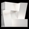Foto para 130lm Javan Etched Acrylic White Integrated LED Sconce